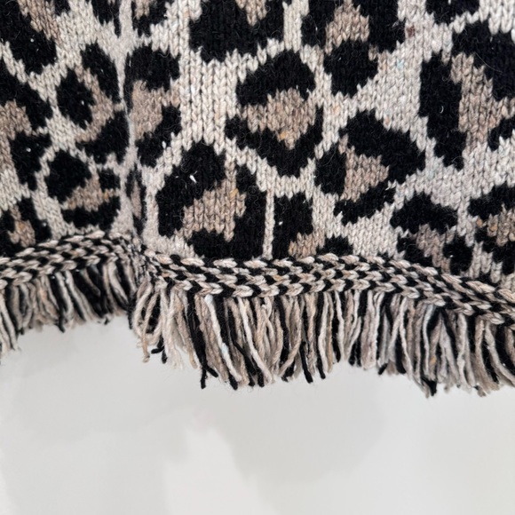 Alanui Kids Wild Spirit Cardigan Leopard Print Size 6 - Picture 16 of 16